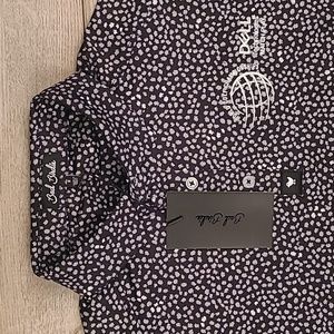 BAD BIRDIE Arizona Nights‎ Black Grey Dell Match Play Golf S Mens Polo Shirt NEW